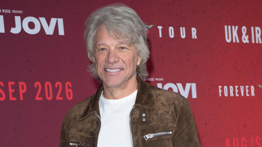 3D0NGJN London, UK. 24 Oct 2025. Jon Bon Jovi attends a press conference at Wembley Stadium to announce Bon Jovi's 'Forever' World Tour. Credit: Justin Ng/Alamy Live News