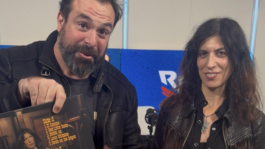 Susan Santos en RockFM Motel con Rodrigo Contreras