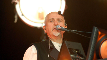 3CGFHNJ Peter Gabriel performing live at Marley Park in Dublin, Ireland - 22 June 2007