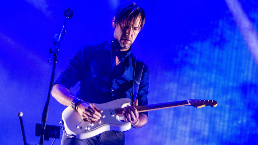 3BTGGKY Ed O'Brien of Radiohead live at I-Days festival, Monza, Italy, 16 Jun 2017