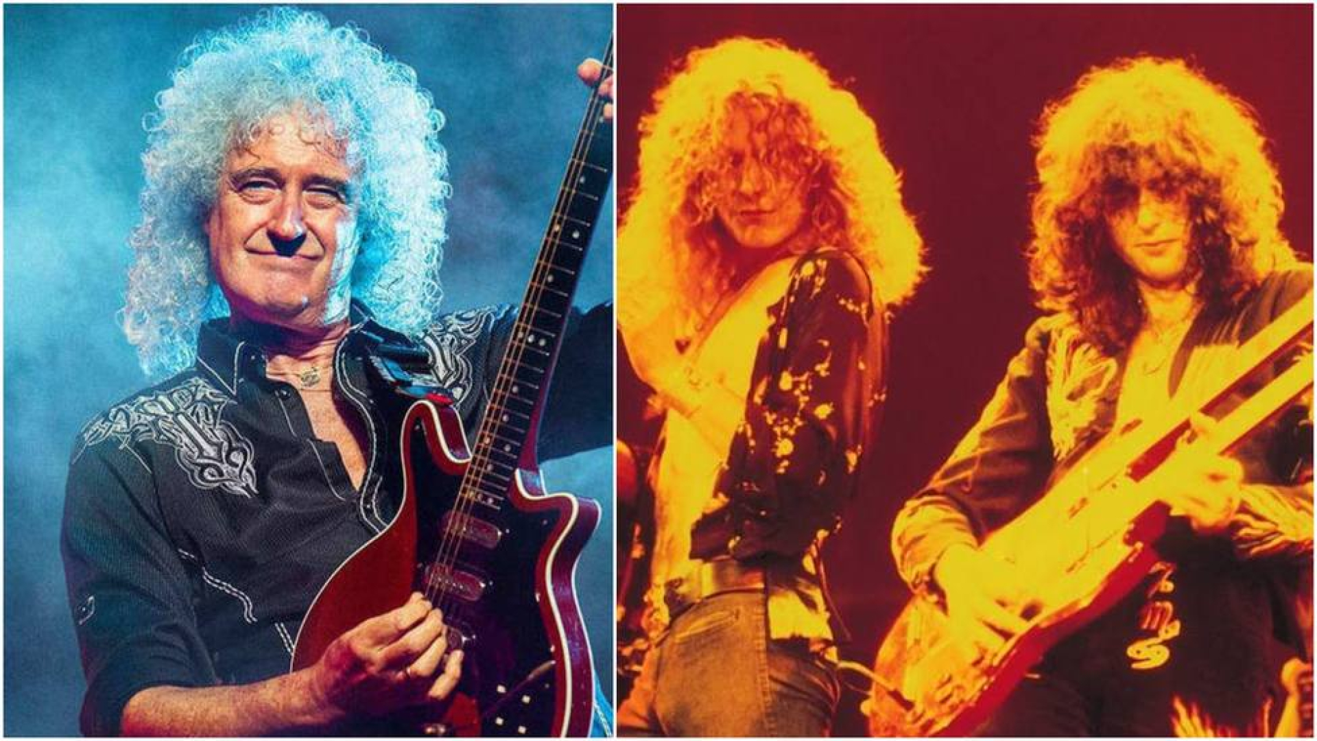 Brian May Queen explica el terror que sintio al escuchar a Led Zeppelin Habiamos perdido nuestro tren