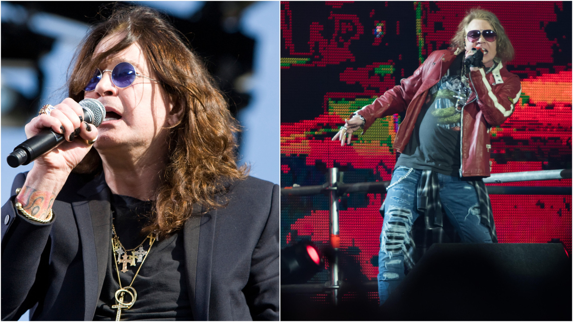 Ozzy Osbourne y Axl Rose (Guns N' Roses) por fin se conocen en persona: “A mi edad...”
