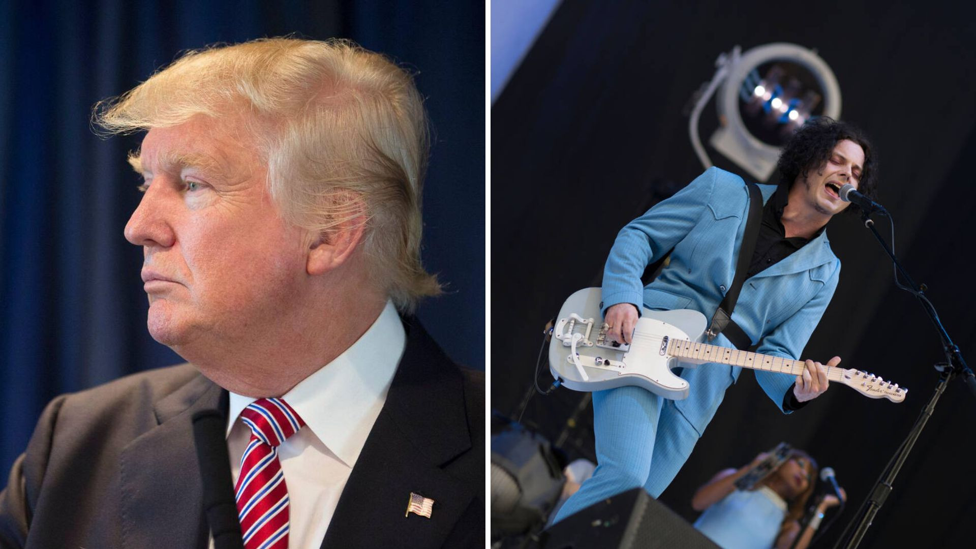 Jack White estalla y nombra a Donald Trump "el peor americano de todos los tiempos"