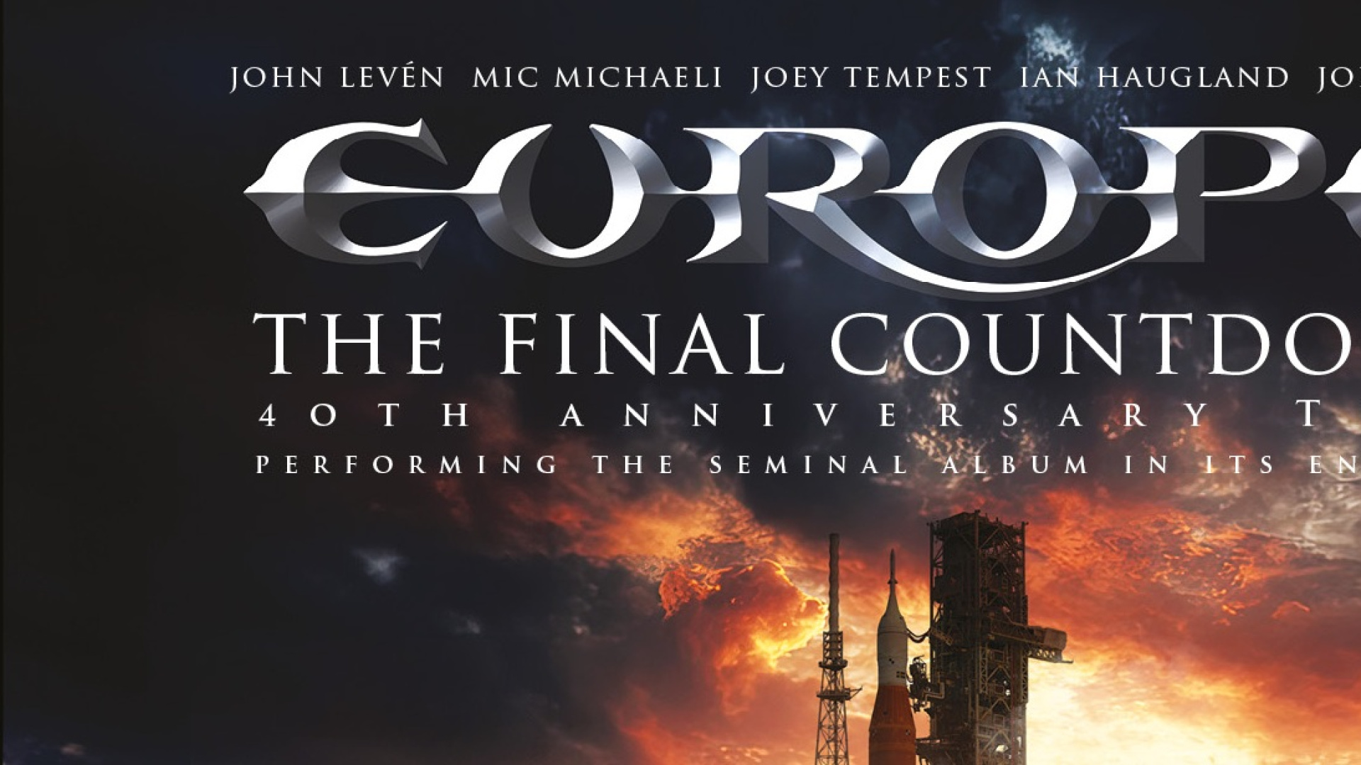 Europe celebrará cuatro décadas de 'The Final Countdown' con tres conciertos en España: apunta las...