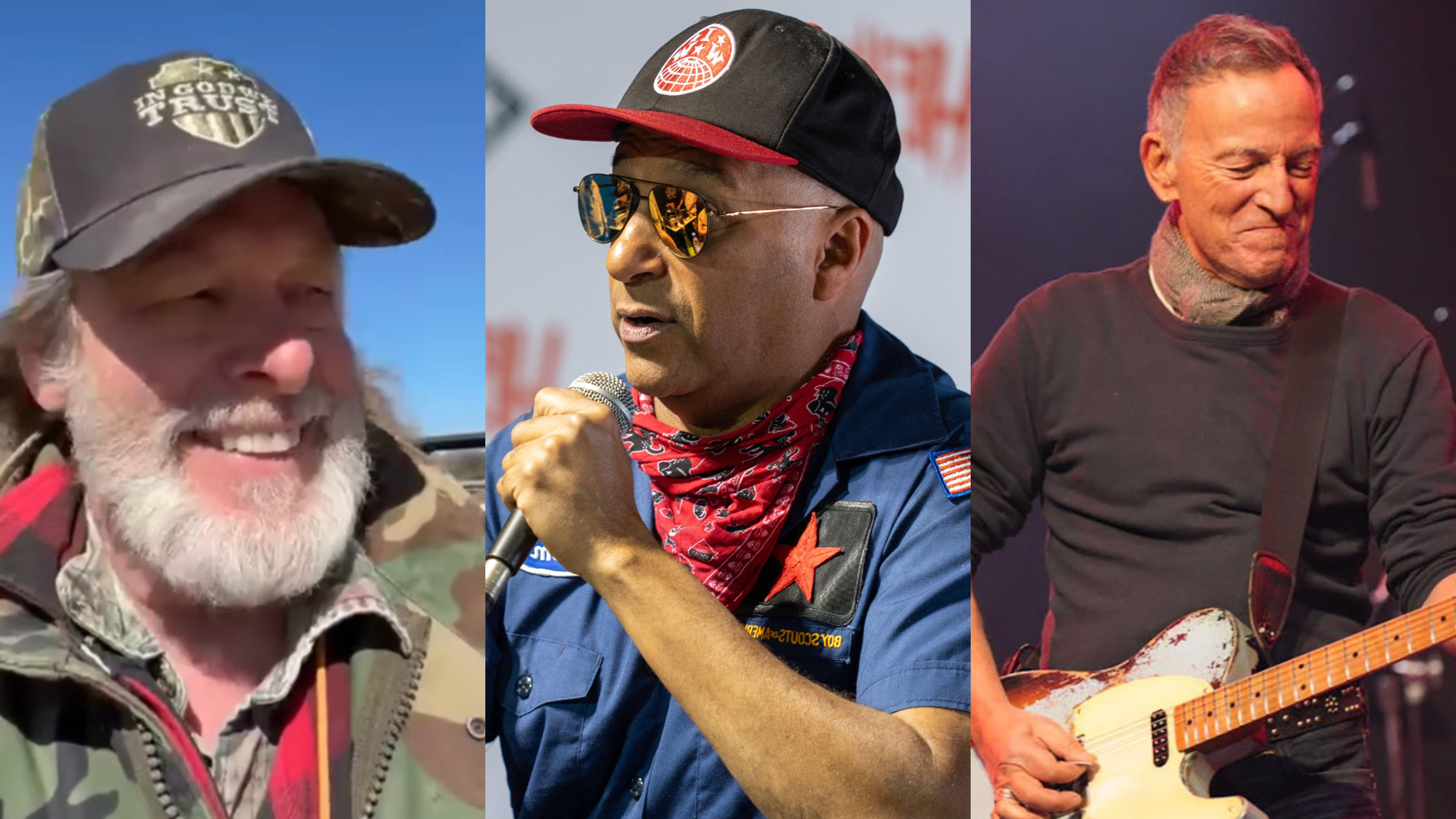 Guerra abierta de Ted Nugent contra Tom Morello y Bruce Springsteen: el vídeo viral con las...