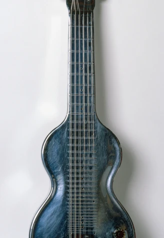 PFGGR5 Rickenbacker Silver Hawaiian guitar, electric lap steel guitar, c. 1930s, front view