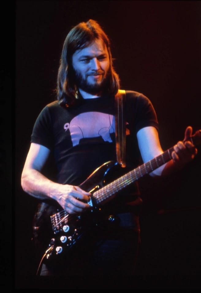 AW0JK3 PINK FLOYD  UK rock group with Dave Gilmour about 1971. Photo Laurens van Houten