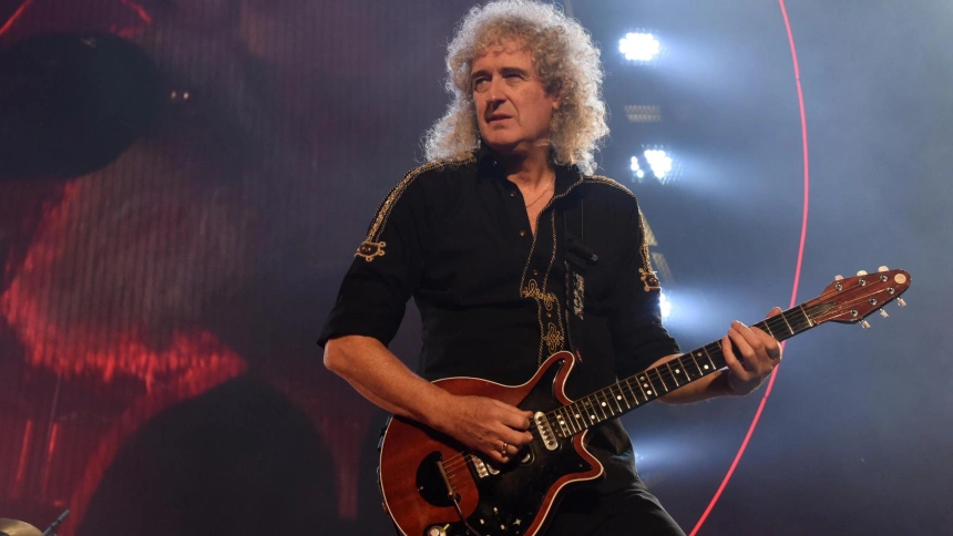 F1BGNA Berlin, Germany, Brian May, guitarist of Queen, at a concert in the O2 World