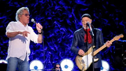 2RD9FWF Durham, UK, 19.07.23 - Legendary British rock band The Who perform at Durham Cricket Ground, in Chester Le Street, UK. Credit: Thomas Jackson/Alamy Live News