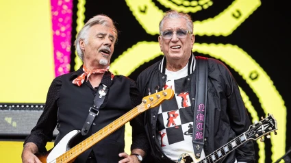 3BMG2NW Glenn Matlock and Steve Jones of the Sex Pistols performing live in June 2025