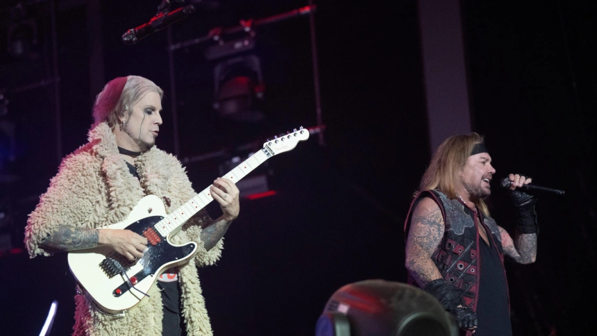 2R6AB6J John 5 and Vince Neil of Motley Crue performs live on the Festival Stage at Sweden Rock Festival on June 07, 2023.Photo: Fredrik Sandberg / TT / code