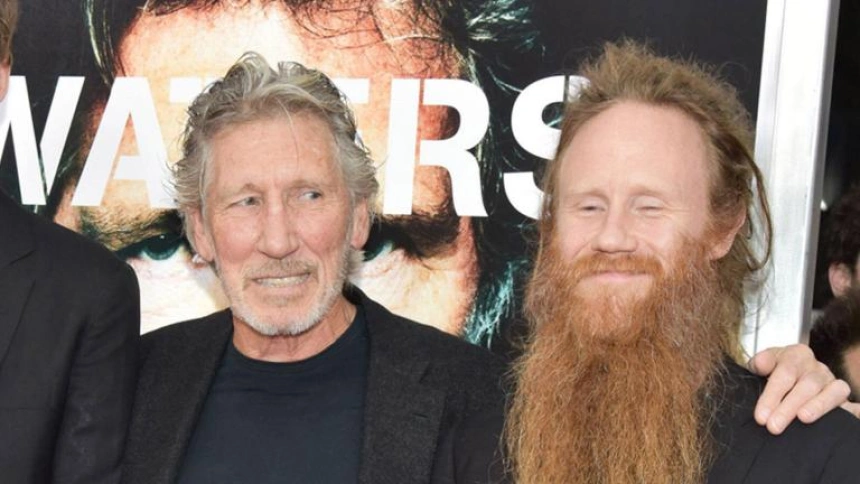 2F5G29N New York, NY, Jack Waters, Roger Waters, Harry Waters  attend the 'Roger Waters the Wall', New York City Premiere. at Ziegfeld Theatre. 28th Sep 2015