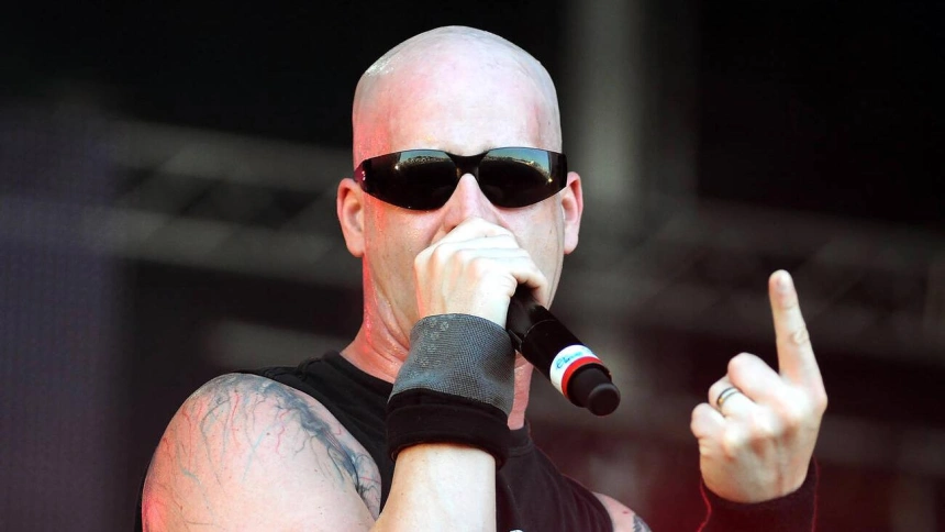 WB757C WB757C Rio de Janeiro, September 14, 2013.Vocalist Michael Emanuel known as Michale Graves of band Mark Ramones Blitzkrieg, during a show at Rock in Rio.