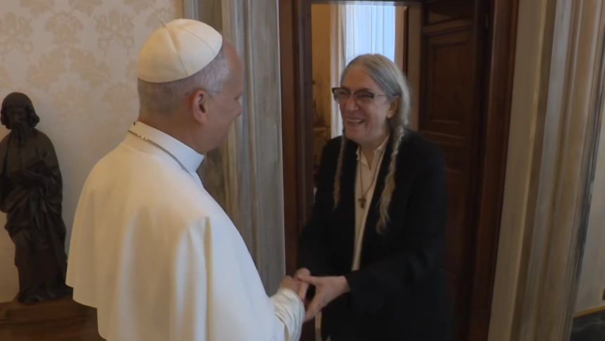 El Papa León XIV y Patti Smith