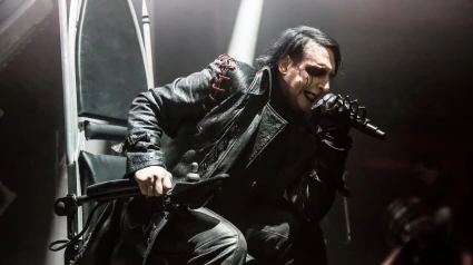 M2MJ0B Marilyn Manson performs at Hollywood Palladium in Los Angeles on the Heaven Upside Down Tour 2018