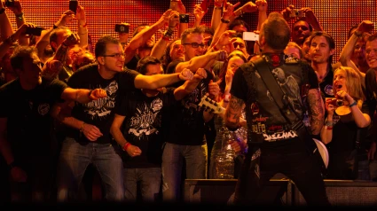 G1W3PB Milan, Italy 2nd of June 2015 Metallica performs live at Sonisphere Festival Milan. © Davide Merli / Alamy Live News