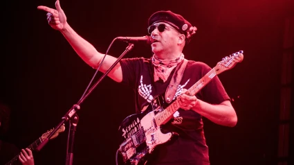 2XJA3AH Tom Morello performing at Peace & Friendship Stadium, Athens / Greece, July 2024