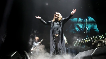 FCWAHP Chicago, USA. 22nd Jan, 2016. Ozzy Osbourne of Black Sabbath performs at the United Center Friday, Jan. 22 2016, in Chicago. © Armando L. Sanchez/Chicago Tribune/TNS/Alamy Live News
