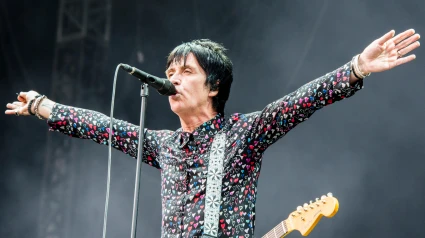 TAJTHM British singer and guitarist Johnny Marr performing live at the All Points East music festival at Victoria Park, East London, England, UK