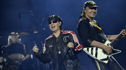 SÖLVESBORG, SWEDEN 20250606German rock band Scorpions performs on the Festival Stage during the Sweden Rock Festival on Friday.Photo: Fredrik Sandberg / TT / Code 10080