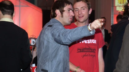 3B9Y9P2 Liam Gallagher, Damon Albarn