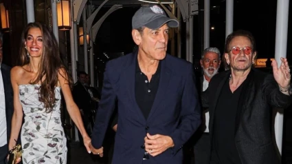 Bono, guardaespaldas de George Clooney