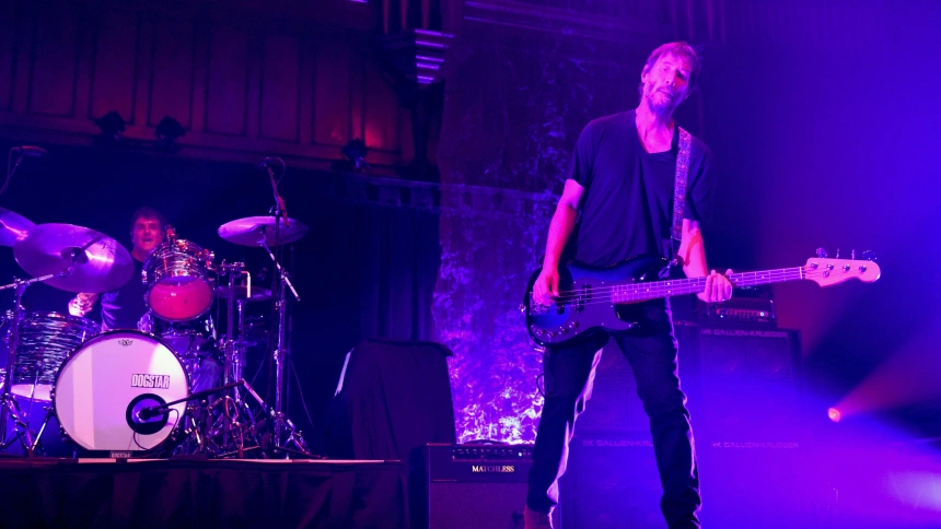 3F62RT4 August 4, 2026, Atlanta, Georgia, USA: Keanu Reeves of Dogstar performs at the Tabernacle, Atlanta, Georgia. August 4, 2026 (Credit Image: © Derek Storm/ZUMA Press Wire) EDITORIAL USAGE ONLY! Not for Commercial USAGE!