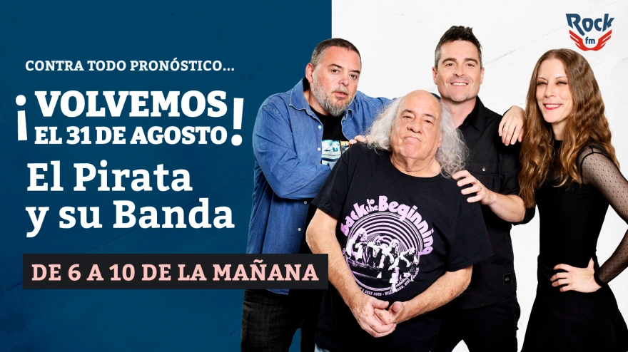 El Pirata y su Banda enciende las mañanas de RockFM con el estreno de su nueva temporada