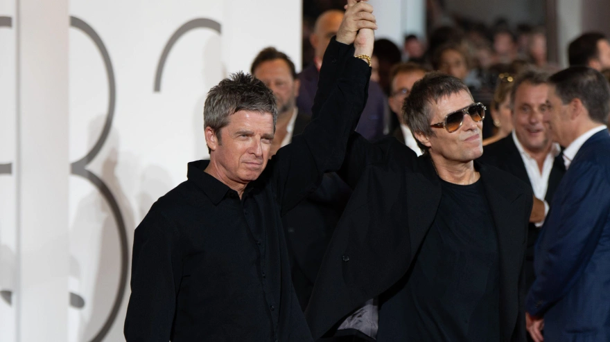 3FF0BB8 Lido di Venezia, Italy ? September 5, 2026: Liam and Noel Gallagher of Oasis attend the photocall for ?Oasis: Don?t Look Back in Anger? during the 83rd Venice International Film Festival, Venice Open ? Out of Competition. Credit: Martina Dal Piano/Alamy Live News